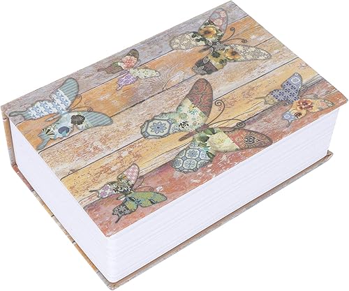 lyrlody Cassaforte a Forma di Libro con Combinazione Secret Cassaforte Portatile con Bloccare Codice Cassaforte Segreta Salvadanaio per Gioielli, Denaro, 18,2x11,8x5,7cm Multicolore - Honorern