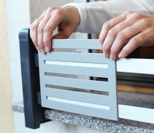 Masu - Elemento Decorativo Moderno (5 Pezzi da Applicare sulla Barra Trasversale) per Set masu Base o Kit di Estensione masu (antrracite) - Honorern