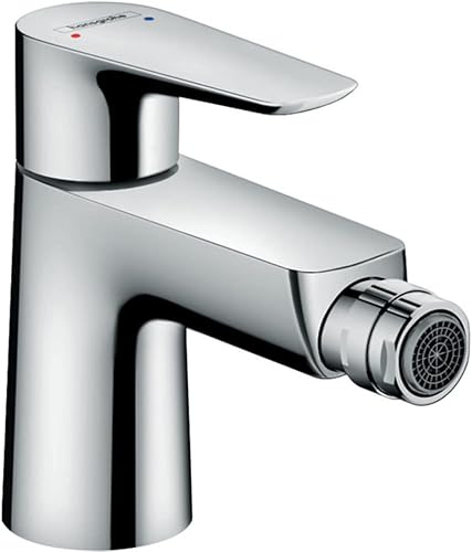 hansgrohe Talis E - Rubinetto per bidet con push-open, Miscelatore monocomando per bidet con altezza bocca 78 mm, cromo, 71721000 - Honorern