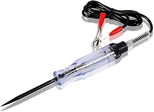 cacciavite cercafase 12 volt=KIMISS 6V-24V tester per circuito elettrico, 17,3 cm penna tester di circuito per auto(AS, acciaio al carbonio) - Honorern