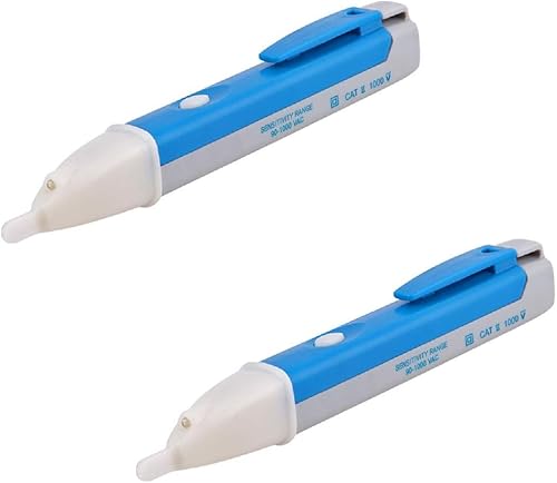 2Pcs Penna rilevatore di Tensione Elettrico Senza Contatto Tester Penna rilevatore di Tensione elettrica 90-1000V AC - Honorern