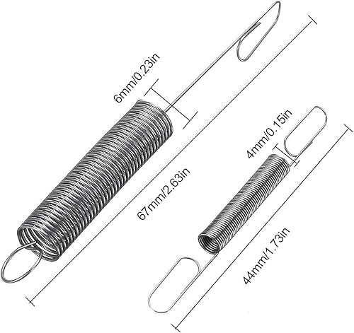 4 Pezzi Regolatore Molle Regolatore di velocità Molla Regolatore Regolatore Molla Adatta Rasaerba Motori 67 × 6 Mm 44 × 3 Mm Due Dimensioni - Honorern