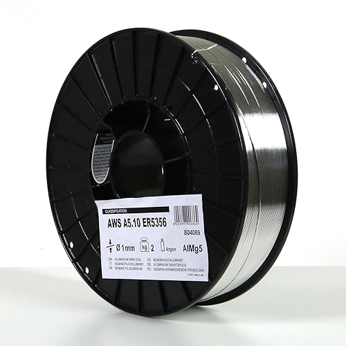 Telwin 804069 Bobina Filo Alluminio D. 1 mm 2 kg per Saldatura, 0.1 V, 1 mm - 2 kg, Grigio - Honorern