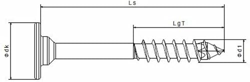 SPAX 681030400303 - Testa piatta posteriore per Korpus, filettatura parziale, testa a parete posteriore, T-STAR plus, 4CUT, vite corpo nichelata, 4 mm x 30 mm, colore: Grigio argento - Honorern
