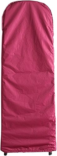 Copertura scaletto, Impermeabile Anti-UV a Prova di Polvere Materiale Poliestere con Coulisse Fornire Una Protezione Completa per Scale Pieghevoli, Scale Multiuso (Color : Pink, Size : 50x195x12cm) - Honorern