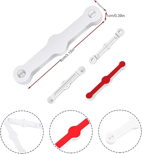 Confezione da 12 zanzariere per finestre, accessori per zanzariere autoadesive, staffe per zanzariere, installazione semplice - Honorern