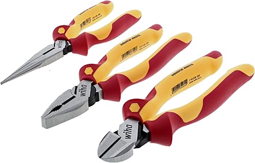 Wiha 32981 - Set di pinze industriali isolate, 3 pezzi - Honorern