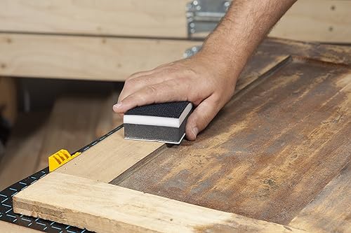 wolfcraft Set levigatrice manuale da 4 pezzi con tessuto velcrato I 2892000 - Honorern