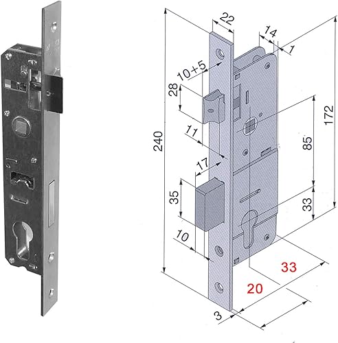 Serrature Welka 30mm - Honorern
