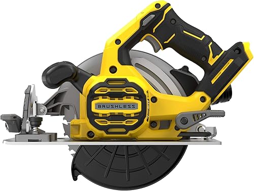Stanley FatMax SFMCS550B-XJ - Sega Circolare V20 Brushless a Batteria 18V, Unità senza Batteria e Caricabatterie, in Scatola di Cartone - Honorern