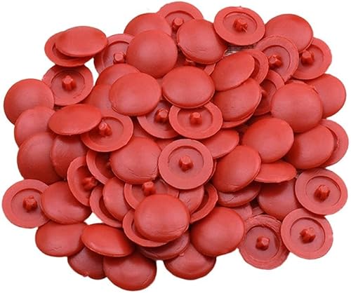 Set di 2000 copriviti progettato per nascondere viti (per croce/testa piatta) misura 7 8 mm di diametro (marrone scuro) - Honorern