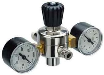 Riduttore Pressione CO2 Attacco M11X1 GASATURA BOMBOLE USA E Getta 2 Mano 2.5bar - Honorern