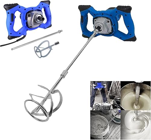 2600W Miscelatore per malta elettrico del concreto, Betoniera cemento portatile del malta, una regolazione di 6 velocità; Conveniente e utile - Honorern