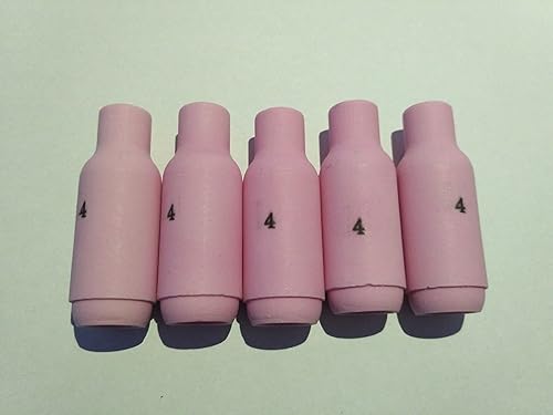 5 pezzi 10N50#4 TIG torch Alumina Ceramic Cup ugelli per torcia serie WP 17/18/26 (ETA: 7-12 giorni lavorativi) - Honorern