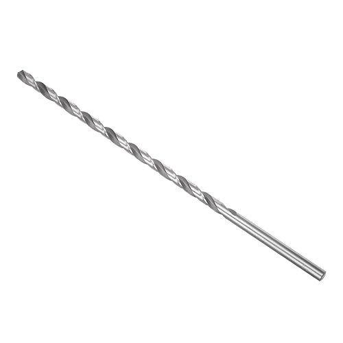 Punte da Trapano Elicoidali Acciaio ad Alta Velocità 6542 Extra Lunghe, Diametro 9mm Lunghezza 300mm, Punta Trapano Dritta Twist Jobber Ossido Nero per Metallo Plastica Alluminio - Honorern