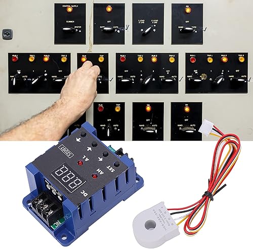 Hilitand Amperometro Digitale DC SZD07 8-35V DC 0,3-50A Sensore Hall Protezione da Sovraccarico - Honorern