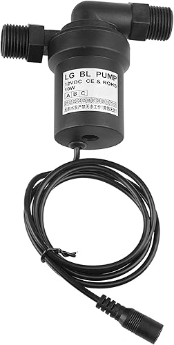 Pompa ad acqua solare ad alta temperatura senza spazzole per il pompaggio di circolazione, 12 V 10 W DC per evitare che i detriti intasino gli ugelli e creino rumore - Honorern