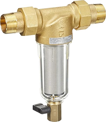 FILTRO CON LAVADO MANUAL Y VASO TRANSPARENTE - 1' - TMAX 40ºC - PE 16 BAR - MALLA 105/135 MICRAS - FF06-1AA - Honorern