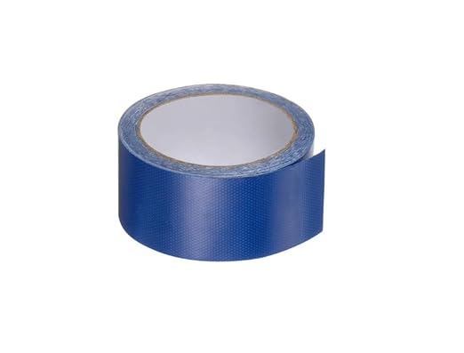 Nastro telato super 50 mm x 20 m, nastro telato rinforzato, Duct Tape, Nastro Telato Americano: Riparazioni, Fissaggio e Imballaggio ad alta tenuta (Blu) - Honorern