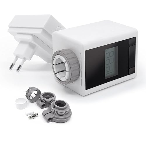 AVIDSEN Kit di avviamento termostato per radiatore intelligente con adattatore, relè di connessione per rete, Wi-Fi, app per smartphone, senza abbonamento, installazione facile - Honorern