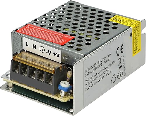 Alimentatore 12V Trasformatore 220v 12v Trasformatore 220V 12V AC Alimentatore 12v 2a Alimentatore Modulare Alimentatore Stabilizzato Open Frame di Piccolo Formato IP20 - Honorern