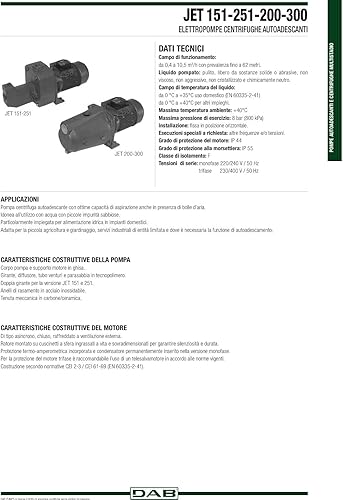 getto 151m - Pompa di superficie biellulare autoadescante 1.1kw mono - Honorern