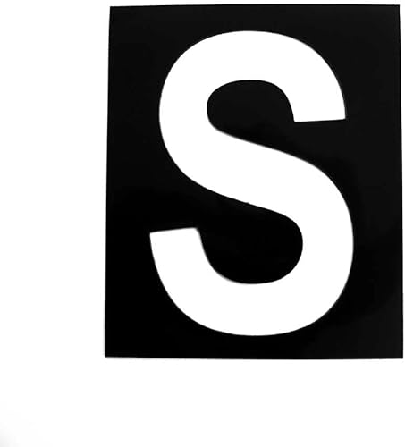 Stencil magnetico altezza 15 cm lettera S - Honorern