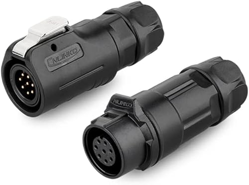 LP-12 Connettore industriale stagni IP68 Connettore circolare a innesto rapido Guscio in plastica PBT Connettore aviazione M16 Maschio e Femmina a 2-8 Pin (6 Pin) - Honorern