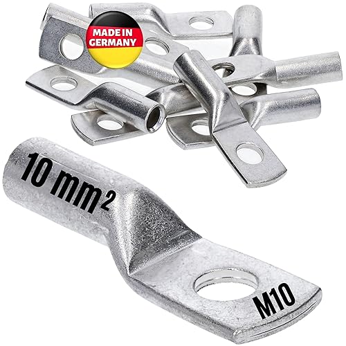 DR10-10 - 10 capicorda 10 mm² M10 I connettore secondo DIN 46235 I Made in Germany - Honorern