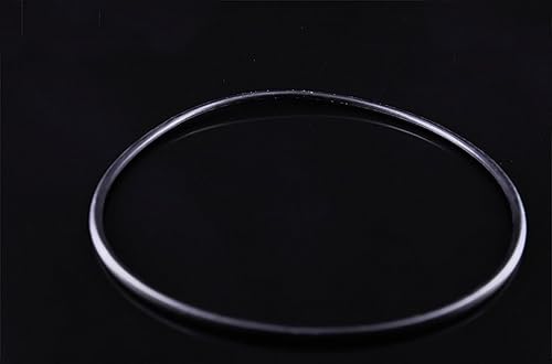 Flyshop - Set di 10 guarnizioni per anello in gomma, 8 cm, diametro 7,7 cm, larghezza 0,2 cm, colore: Nero - Honorern