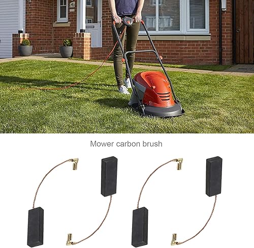 4 Pezzi Spazzole di Carbone per Tosaerba di Ricambio per Utensili Elettrici 29x11,2x6,2mm Compatibile con Flymo Compact 330 360 D94 Compatibile con Dewalt BK12 326961-00 BH40 - Honorern