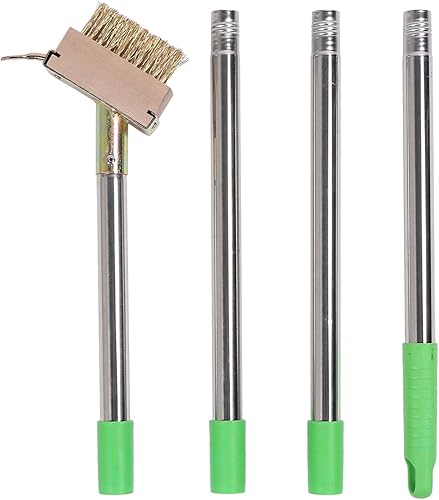 Sarchiatore per Fessure con 3 Aste di Prolunga Strumento Manuale per Diserbo per Fessure Gancio per Diserbo con Manico Regolabile per la Pulizia del Marciapiede in Pietra del - Honorern