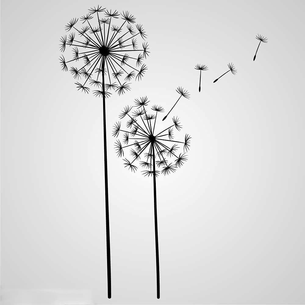 Stencil riutilizzabile con dente di leone soffiato A3 A4 A5 e grandi dimensioni romantico shabby chic flora/F2 (Mylar, formato A0 – 84 cm x 118 cm, 84 cm x 118 cm) - Honorern