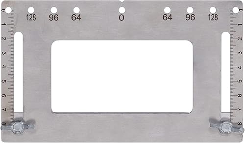 Localizzatore di Punzoni per Maniglie di Mobili, Localizzatore di Perforazione per Maniglia della Maniglia Ausiliaria con Scala di Gradi, Guida di Foratura per Porte, Cassetti e Armadietti - Honorern