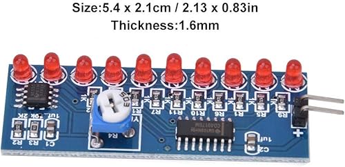 Fafeicy 2 pezzi NE555 + CD4017 LED Chaser Water Flowing Light Module, circuito elettronico kit fai da te, Componenti Elettronici - Honorern