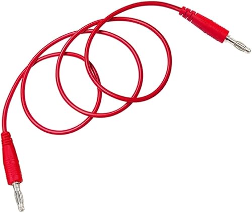 2Pcs P1041 4mm Spina a Banana a Spina a Banana Cavo di Prova multimetro prolunga Test elettronico - Rosso + Nero - Honorern