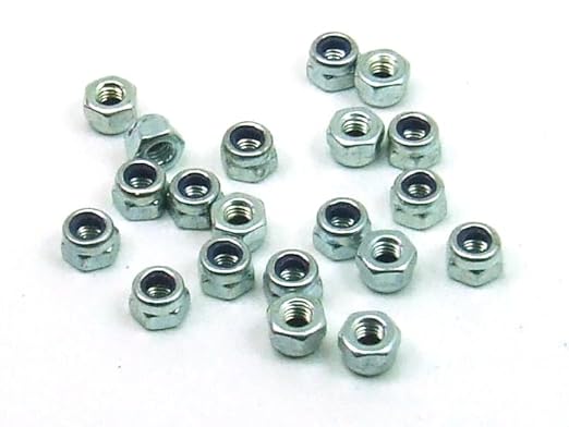 20 Pz. /ps x M4 Dado/Nut Autobloccante Self-locking Acciaio Inossidabile/Stainless Steel INOX #A2017 - Honorern