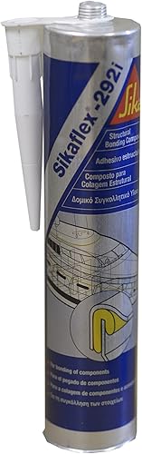 Sikaflex - mod. 292 Marine - Adesivo strutturale, poliuretanico, monocomponente, tixotropico, ad alta resistenza, colore: bianco, cartuccia da 300 ml - Honorern