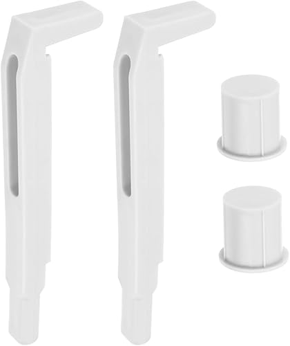 2 chiavistelli di ricambio per finestra da tetto con dado per il fissaggio durante la pulizia delle finestre da tetto compatibili con Velux GGU GPU GHU grigio - Honorern