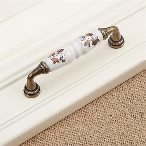 Creatwls Classic Manopole Maniglie ad arco per Comò Porta Casa, 10 pezzi Cucina Tirare Armadio Decorazione Maniglia Porta Cassetto Manopole, Distanza del Foro 96mm - Honorern