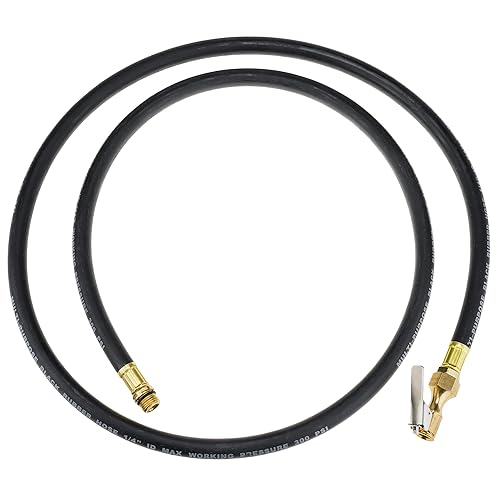 Tubo per gonfiatore pneumatici, 150 cm, 1/4' - Honorern