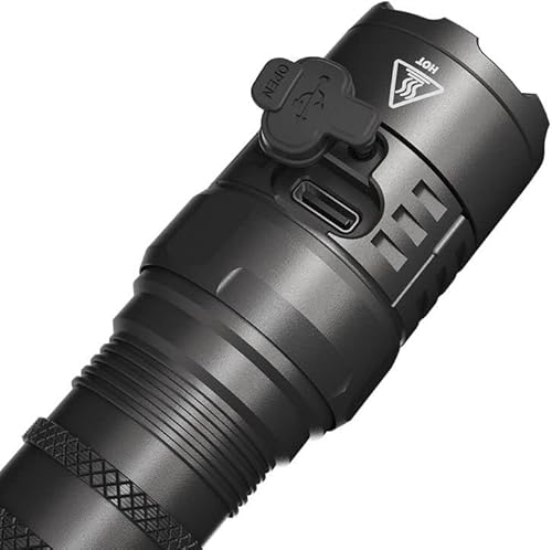 Nitecore Torcia a lungo raggio P23i -3000 lumen, 512 Yard thow, NL2150HPi Batteria ad alte prestazioni e luce portachiavi Eco-Sensa - Honorern