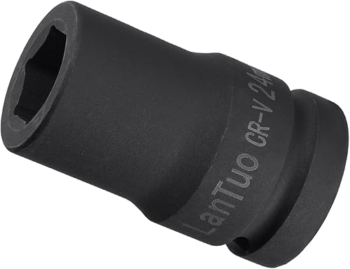 Bussola Impatto 6 Punti, Presa 24 Mm Attacco 1', Presa Metrica Standard Design Angolo Raggiato Cr-Mo - (Applicazioni:Riparazioni Automobilistiche, Manifattura) - Honorern