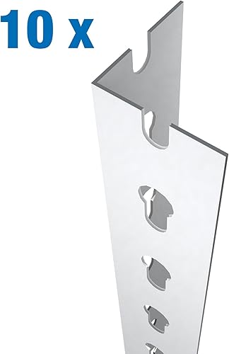 Simon Rack Profilo Scaffale metallico, 10 unità, 2000x40x40mm, Grigio - Simonclick - Honorern