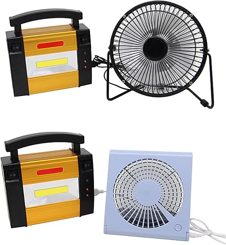 Il Generatore Solare Portatile Illumina la Batteria da 5000 MAh con Lampadine a Pannello Solare per attività All'aperto - Honorern