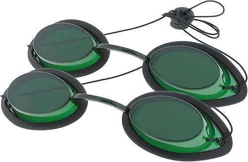 MCWlaser Occhiali di sicurezza laser, occhiali protettivi IPL, per cliniche di bellezza, strumenti di bellezza, occhiali abbronzanti, benda per occhi per luce LED a infrarossi UV - Honorern