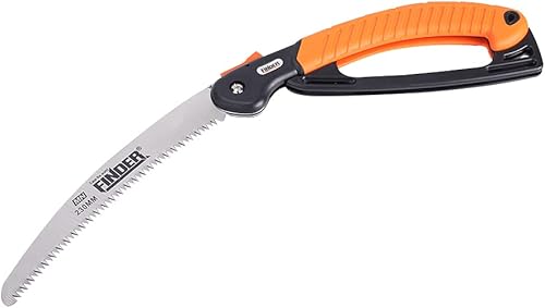 Pieghevole per Legno Taglierina Multiuso in Acciaio con Lama Pieghevole a Mano con Blocco ingranaggio per Impugnatura ergonomica Antiscivolo di Sicurezza - Honorern