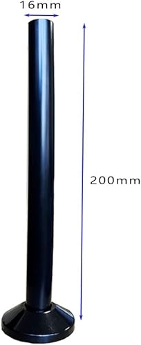 Kit di 4 paia di coperture per tubi radiatori e coperture in plastica, 16 mm x 200 mm, per riscaldamento centralizzato, accessori per tubi del gas, decorazione per tubi del gas, tubi da - Honorern