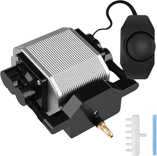 Air Assist, Pompa Laser Air Assist per Incisore Laser 30L/min Set Pompa Aria Laser Flusso Aria Regolabile Accessori Laser per Taglio Laser Incisione Laser Basso Rumore 16W 220V - Honorern
