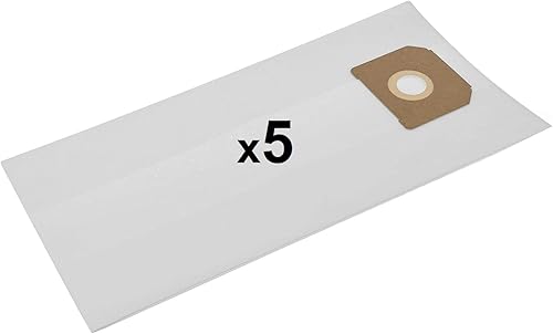 5 sacchetti in tessuto per aspirapolvere compatibili con DEWALT DWV902 M, DWV902MT, DWV902L, 900L, 901L, DWV901LT, DWV905 - Honorern